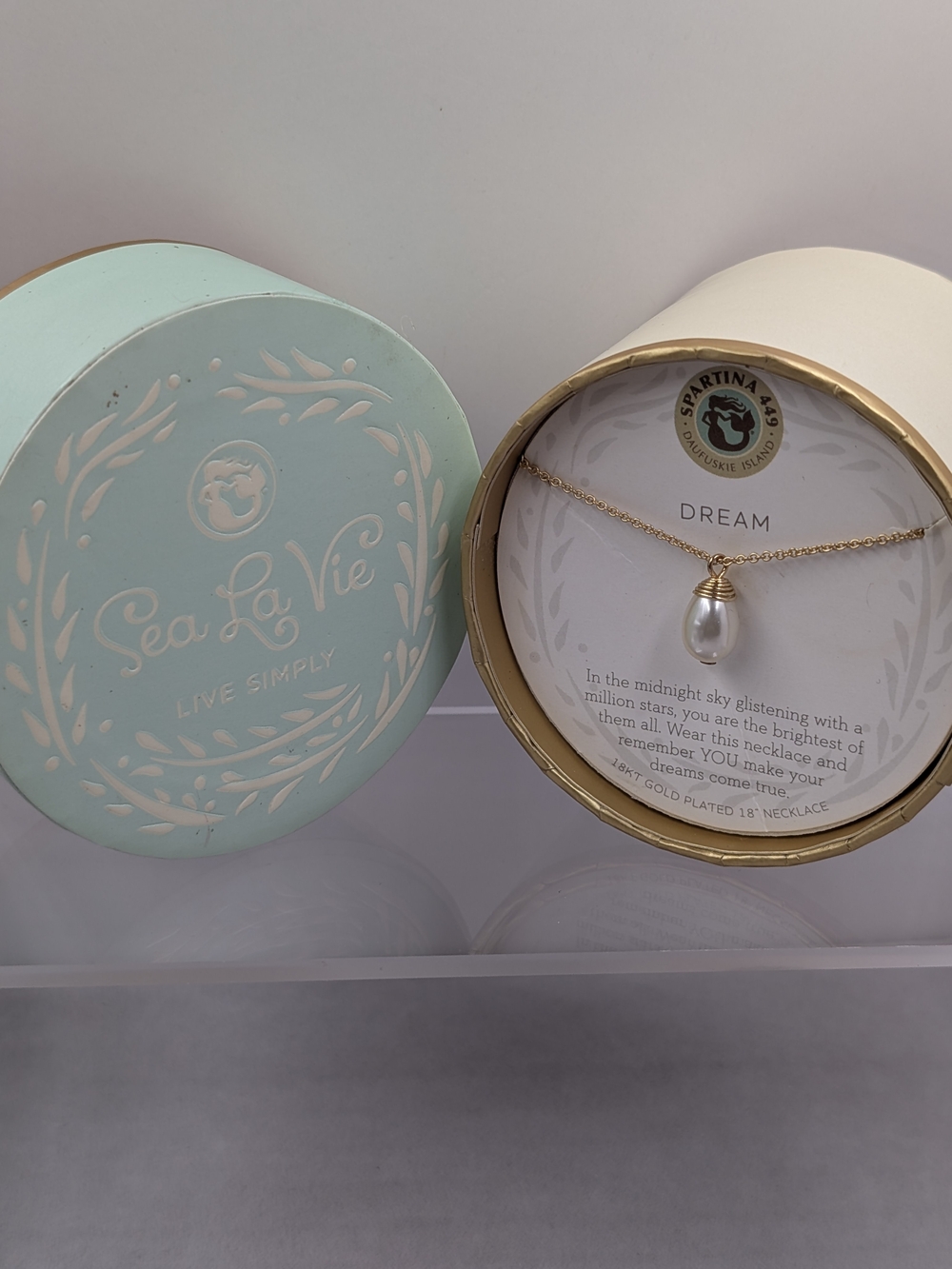 Retired Spartina 449 Dream Pearl Necklace Graduation Gift NWT | 0243